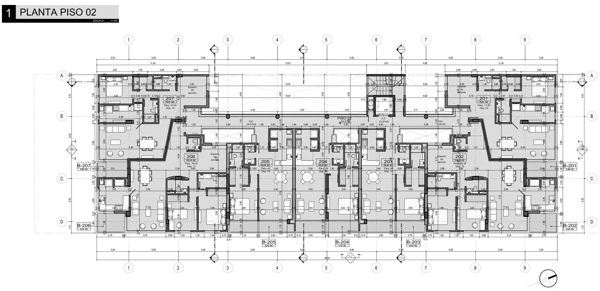  Second floor plan 
